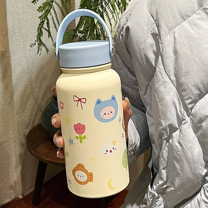 Women’s insulated bottle with practical carrying bag and playful design Bowlift