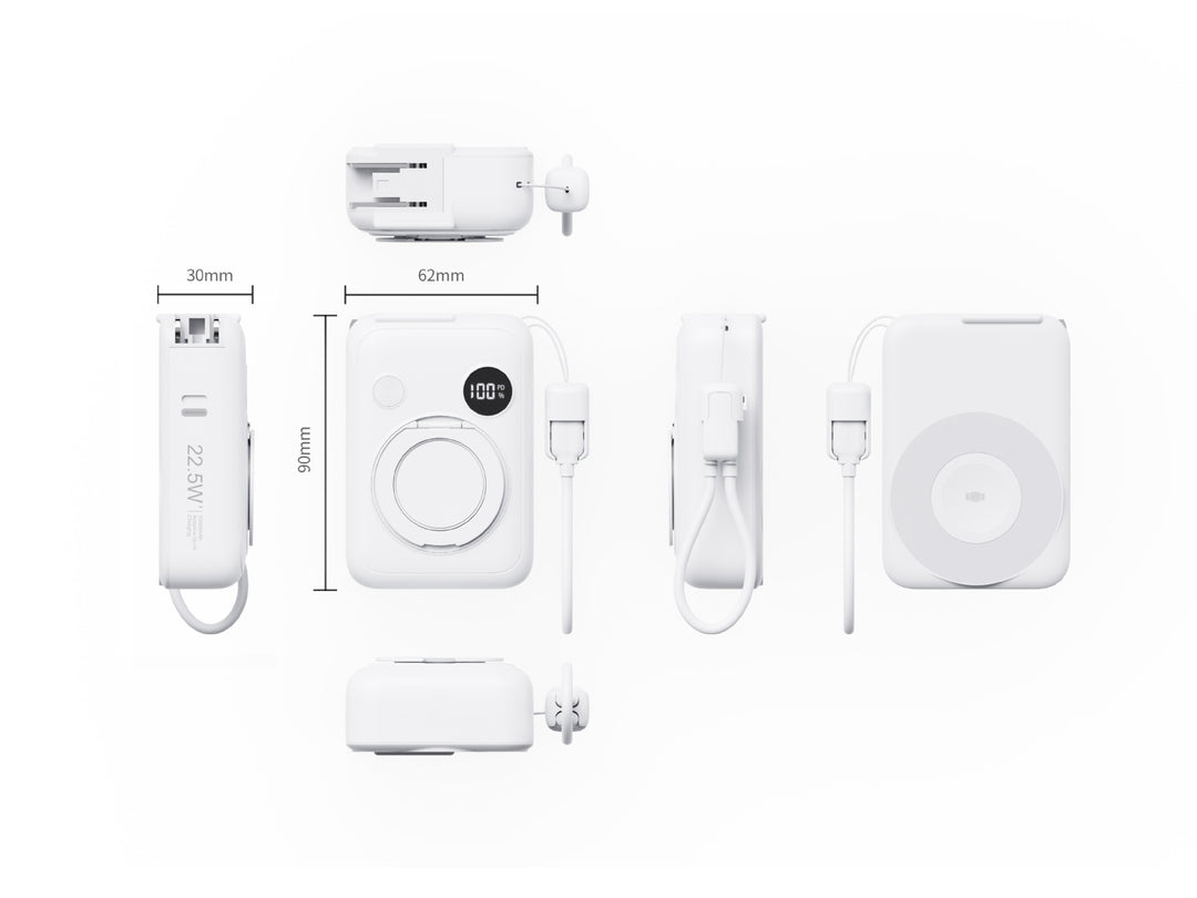 Portable Wireless Charging Unit with Magsafe Technology Bowlift