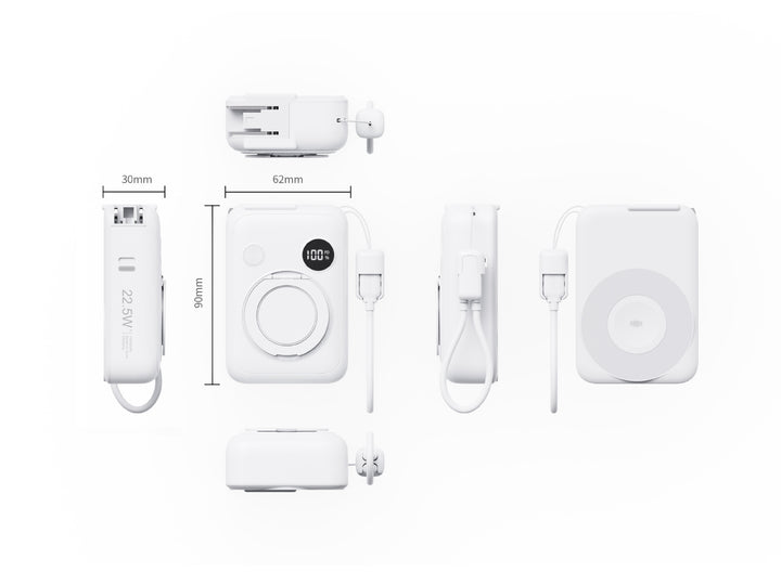 Portable Wireless Charging Unit with Magsafe Technology Bowlift