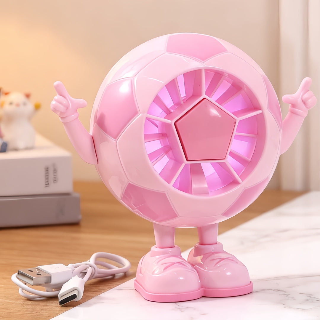 Ladies portable USB table fan with cute animal design Bowlift