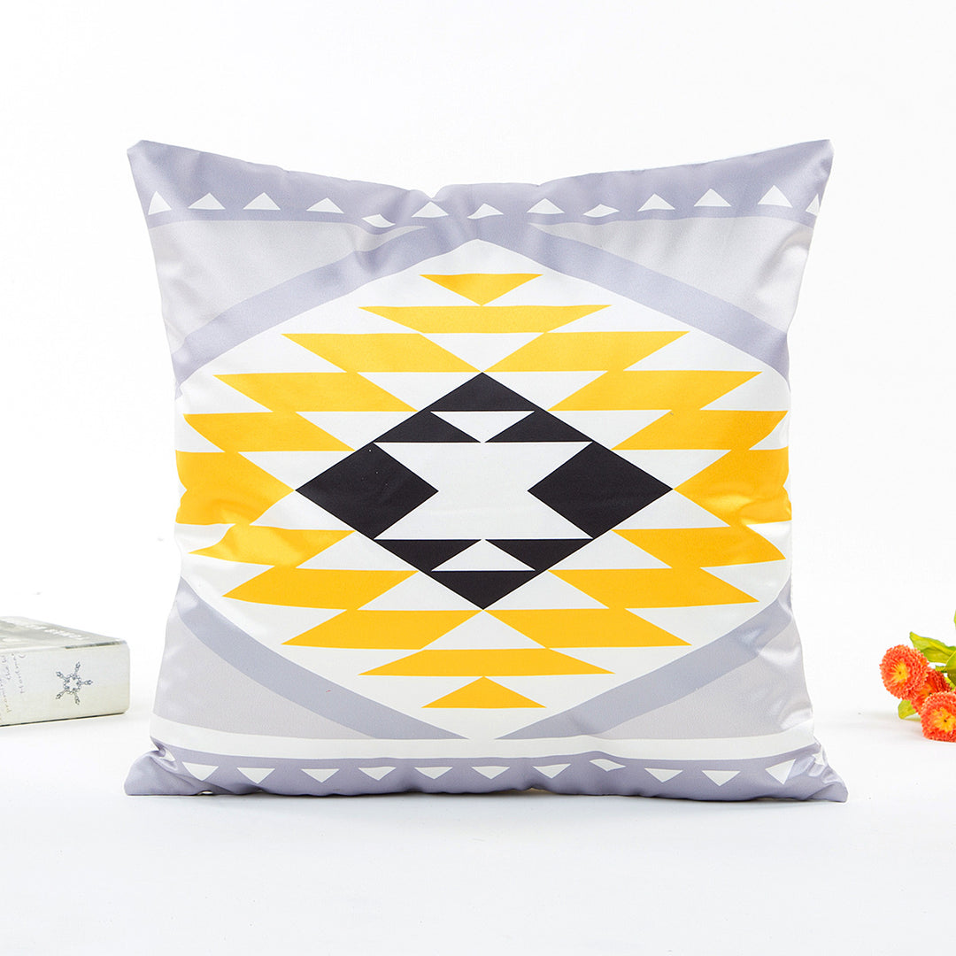 Geometric Pattern Throw Pillow