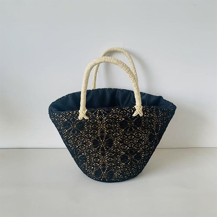 Basket bag with elegant, woven design Bowlift