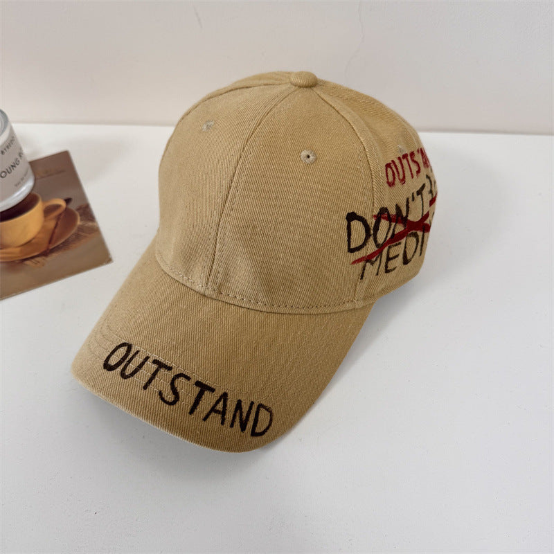 Men's Casual Cotton Embroidered Baseball Cap Bowlift
