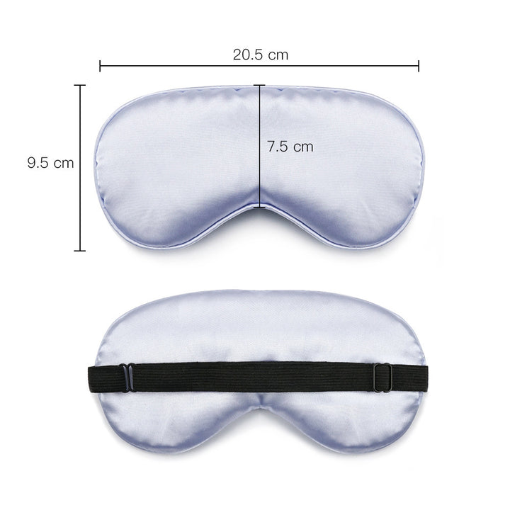 Unisex nan luxurious satin sleep mask with anatomical contour and adjustable elastic band Bowlift