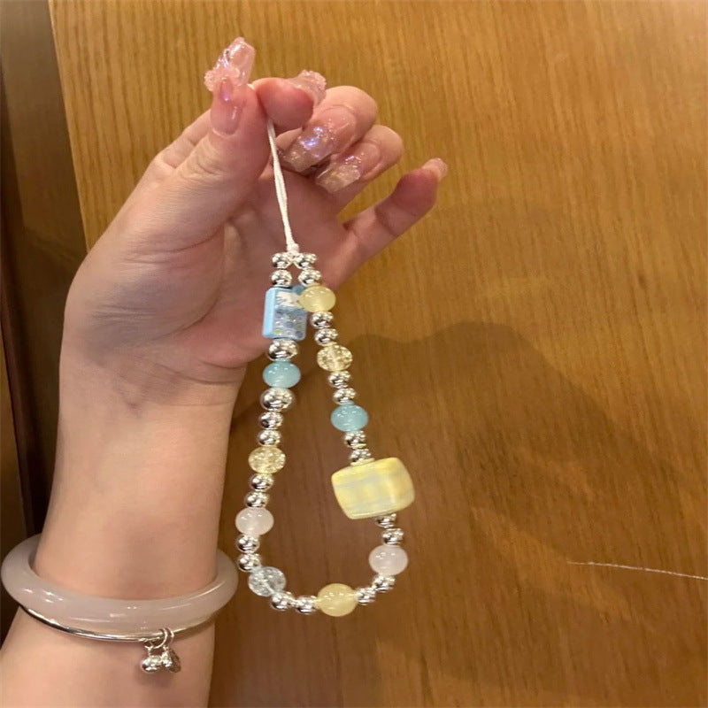 Stylish Beaded Charm Eyewear Holder Bowlift