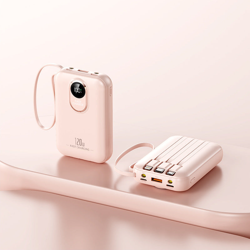 Portable power bank with fast charging function and digital charge level indicator Bowlift