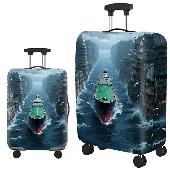 Unisex Hard-shell Suitcase with Playful Hedgehog Design Bowlift