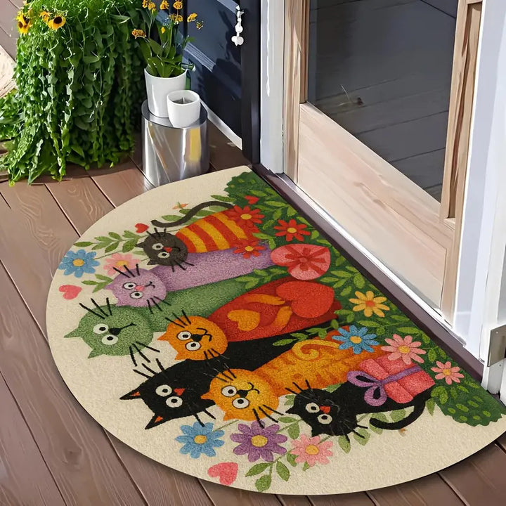 Autumn-Themed Welcome Mat