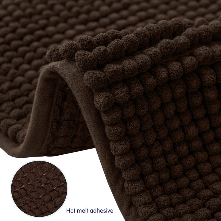 Soft Textured Bathroom Runner Bowlift