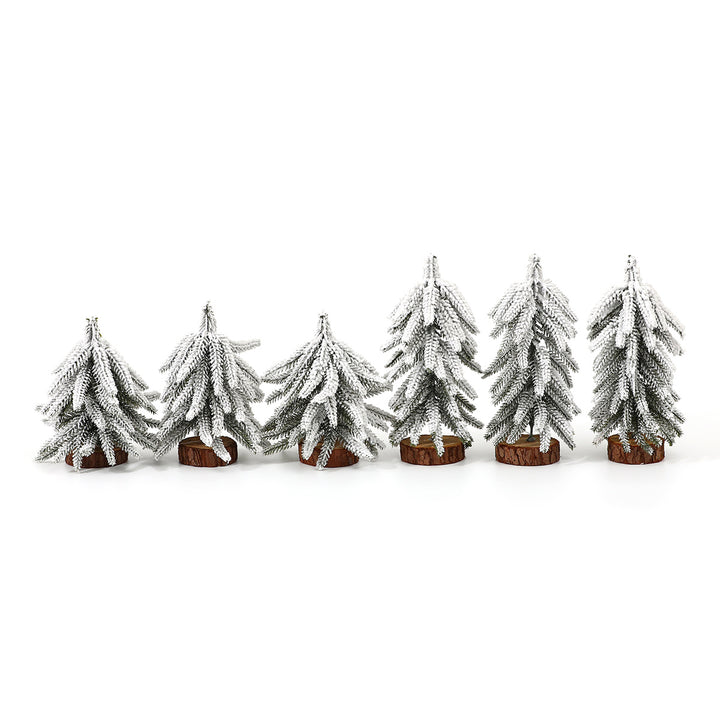 Illuminated Miniature Christmas Tree Decorations Bowlift