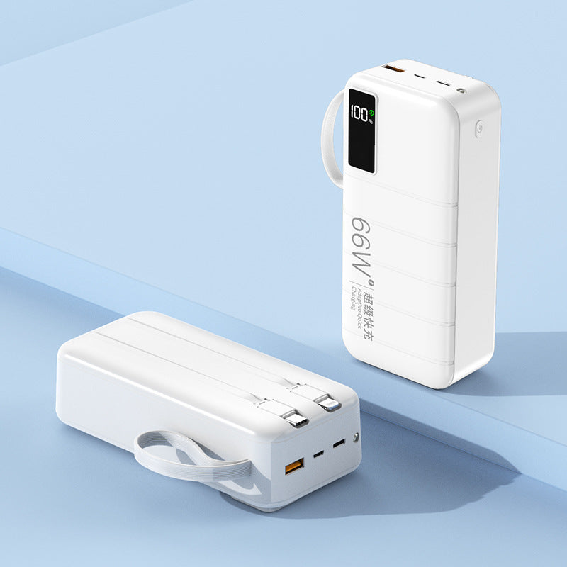 Powerful power bank with 66W fast charging function and intelligent LCD display Bowlift