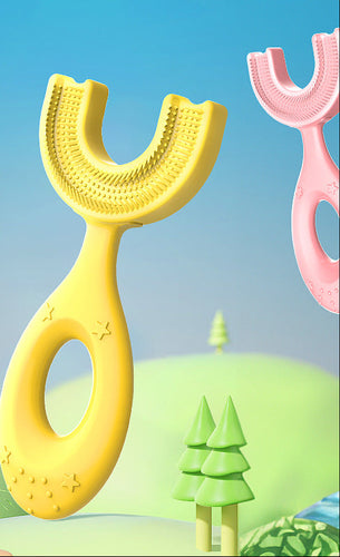 U-Shaped Interdraft Toothbrush Set Bowlift
