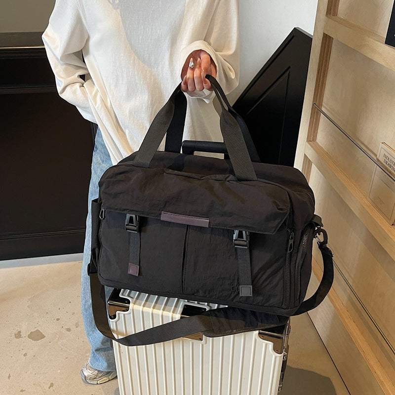 Water-Resistant Multi-Pocket Travel Duffle Bag Bowlift