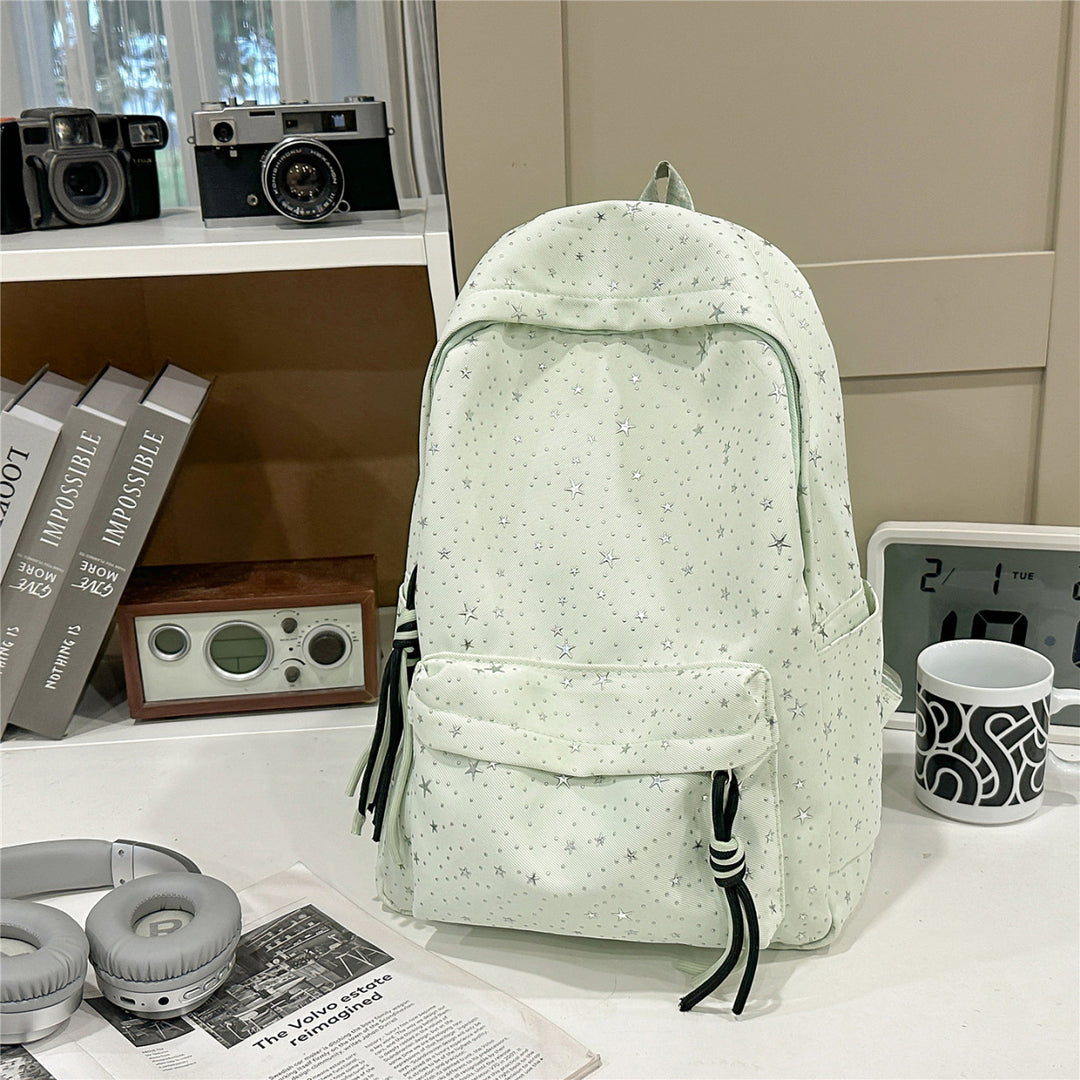Stylish star motif backpack Bowlift