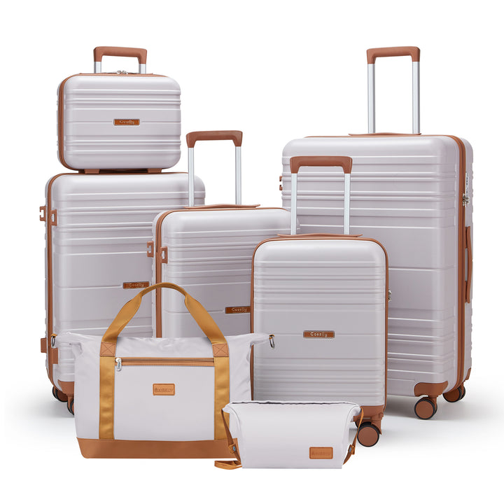 Unisex Premium Hard Shell Travel Luggage Set Bowlift