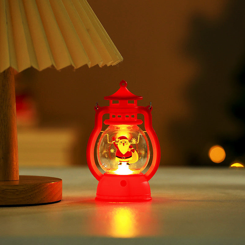 Decorative LED Santa Figurine Lantern Bowlift