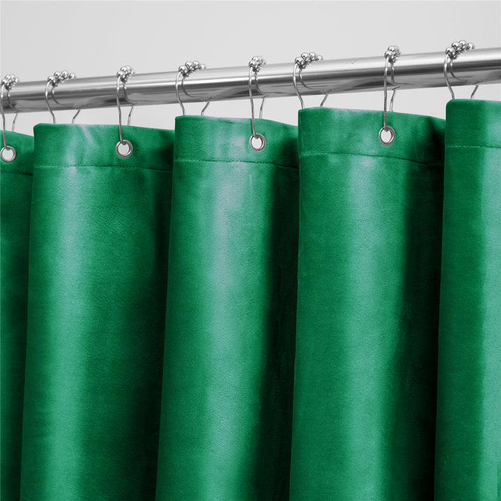 Velvet Grommet Top Curtain Bowlift