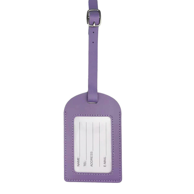 Premium Leather Luggage Tag Bowlift
