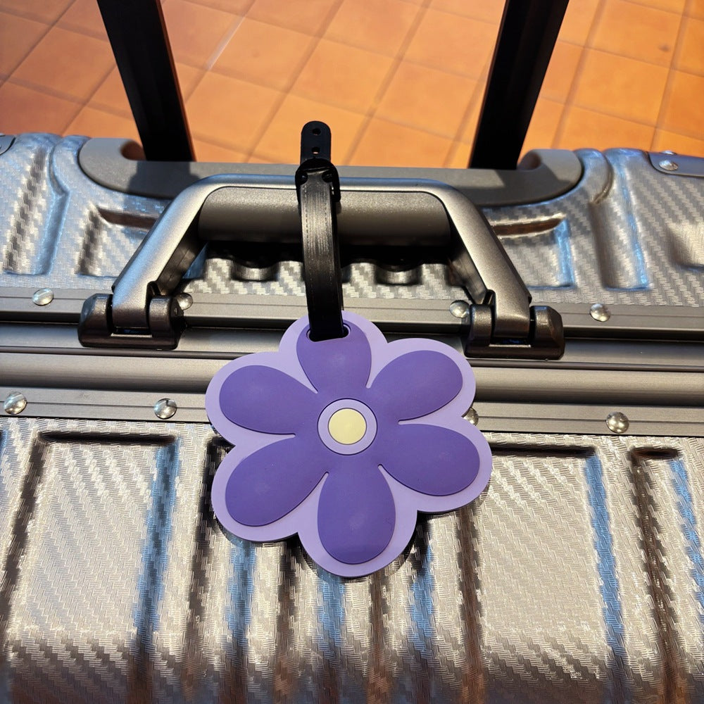 Floral-Themed Travel Luggage Tag Bowlift