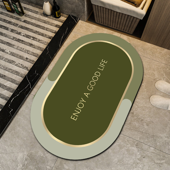 Motivational Bathroom Floor Mat