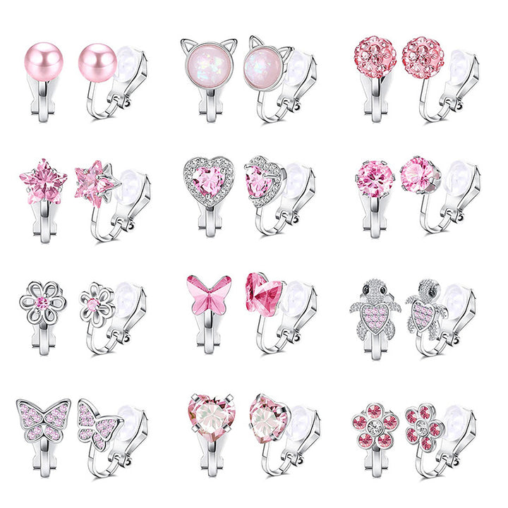 Charming Clip-On Earrings Set Bowlift