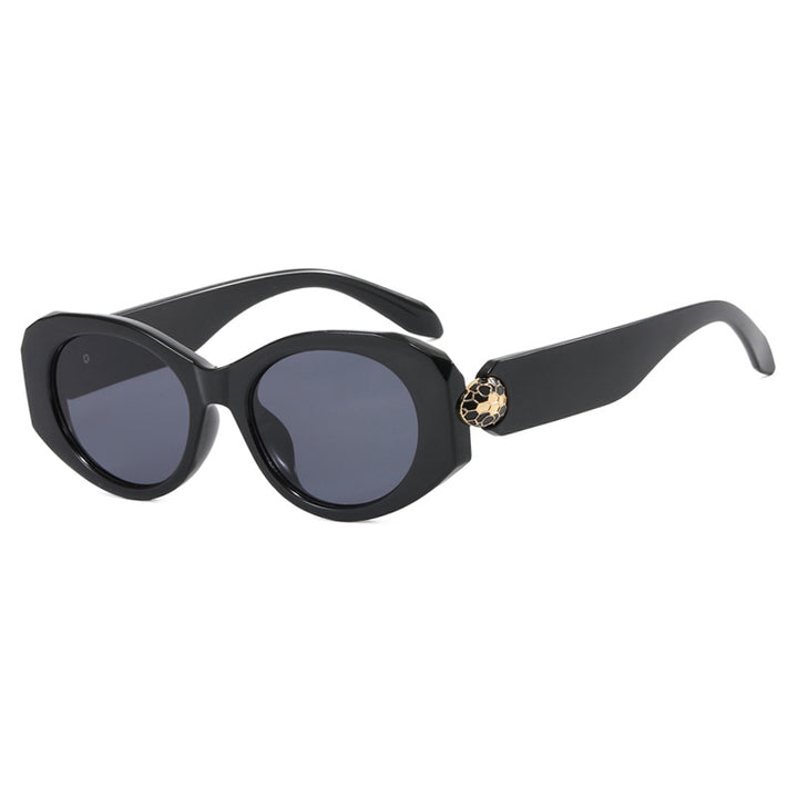 Women extravagant sunglasses in unique tortoiseshell pattern Bowlift