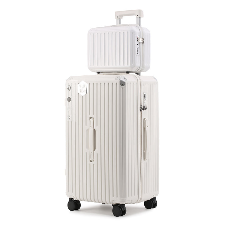 Unisex Functional Expandable Carry-On Luggage Bowlift