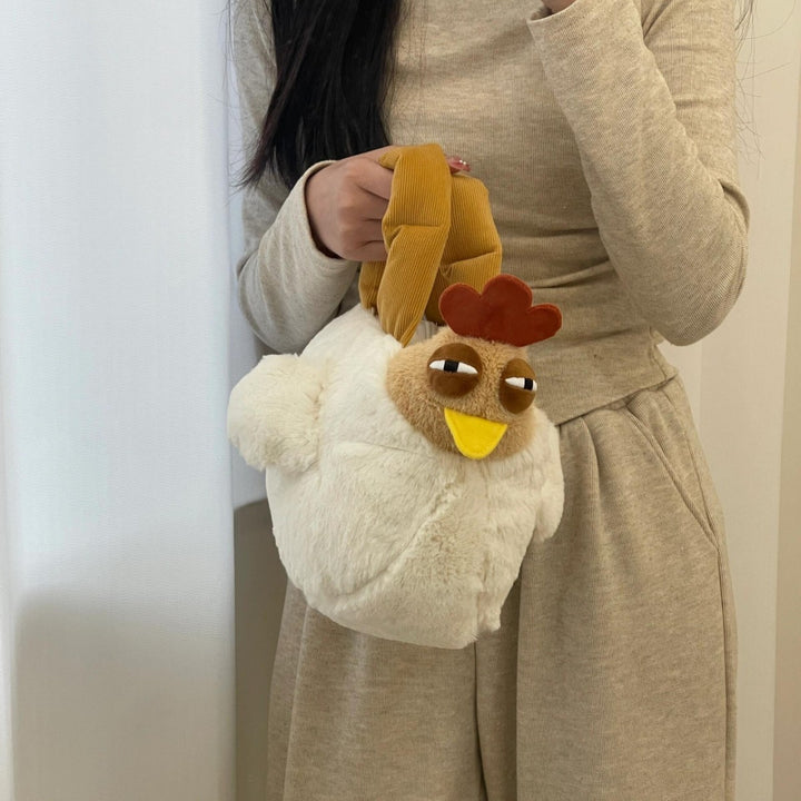 Cute Plush Handbag Bowlift