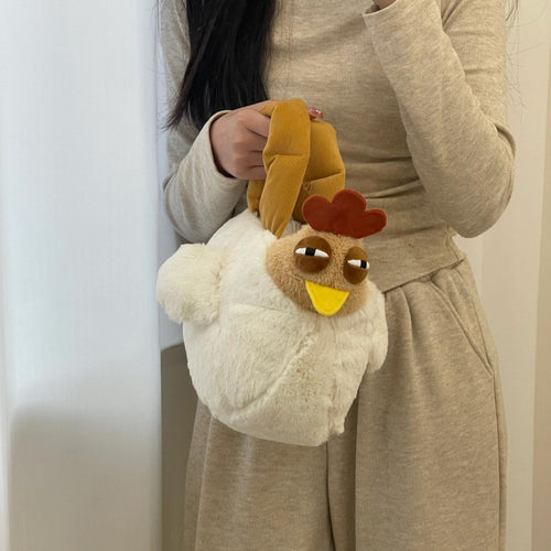 Cute Plush Handbag Bowlift