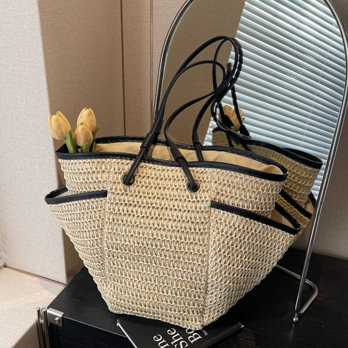 Stylish and Spacious Tote Bag with Multi-functional Compartments Bowlift