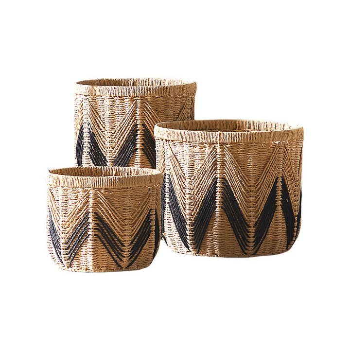 Decorative Handwoven Storage Basket Bowlift