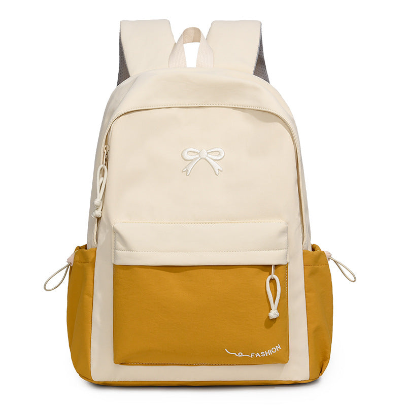 Fashionable backpack with practical outer pockets Bowlift