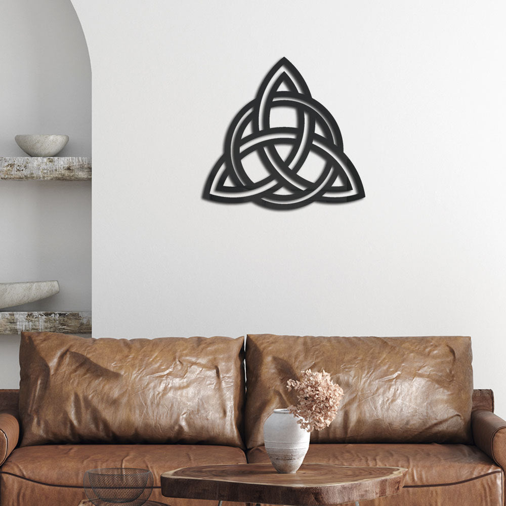 Laser-Cut Triquetra Celtic Wall Plaque Bowlift