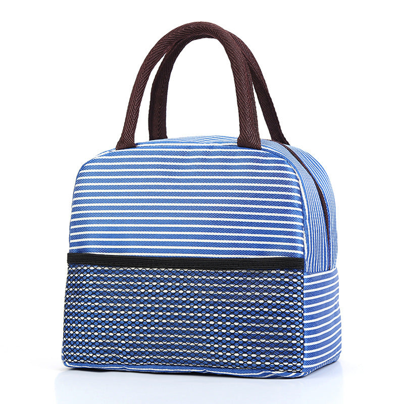 Insulated Striped Lunch Bag Bowlift