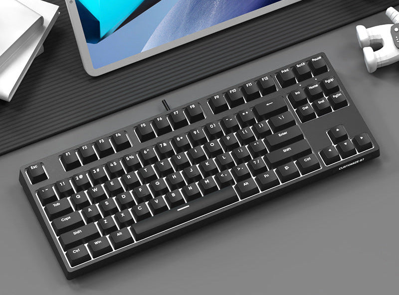 87-Key Custom Mechanical Keyboard Bowlift