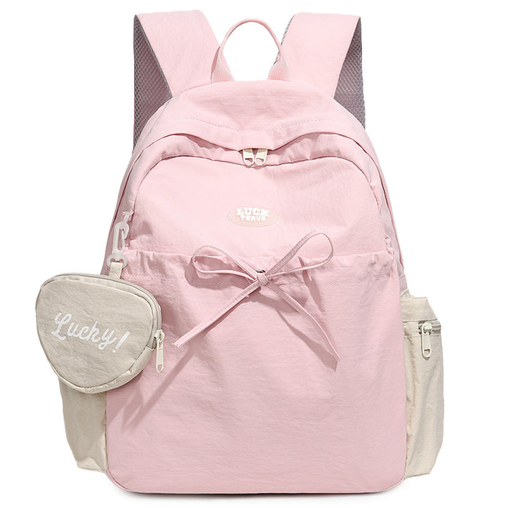Versatile Elastic Closure Hiking Backpack Bowlift