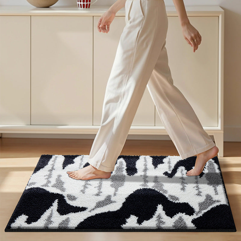 Mountain Landscape Area Rug Bowlift