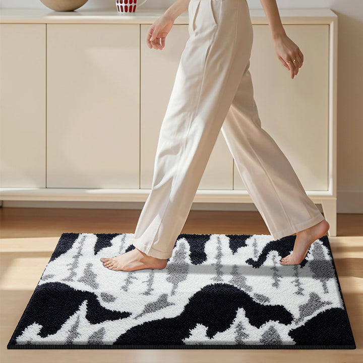 Mountain Landscape Area Rug Bowlift