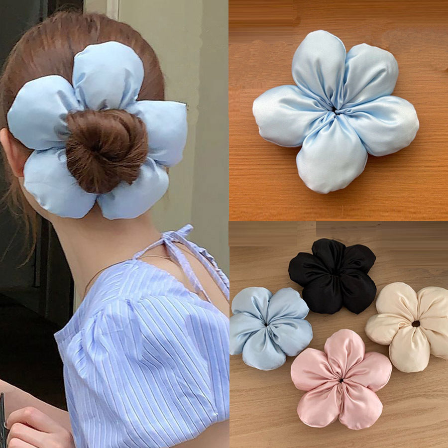 Flower-Shaped Hair Scrunchie Bowlift