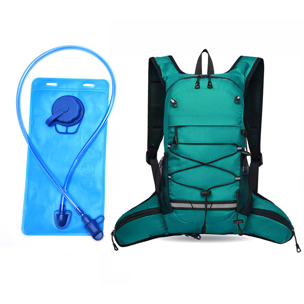 Sporty backpack with breathable mesh inserts and elastic carrying straps Bowlift