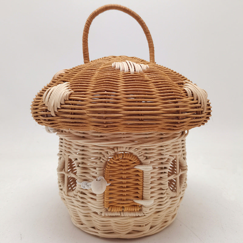 Decorative Wicker Storage Bowlift