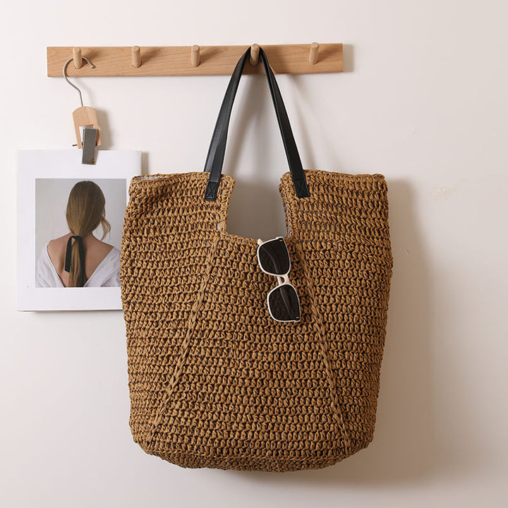 Stylish and Spacious Rattan Bag Bowlift