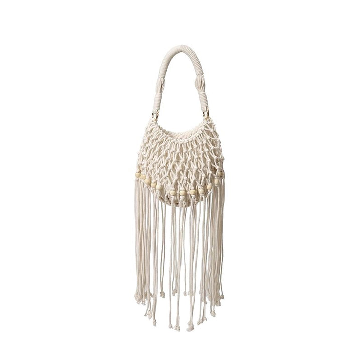 Artisanal macramé shoulder bag Bowlift