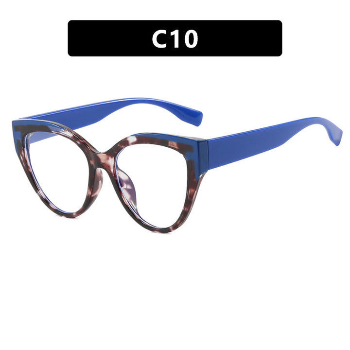 Ladies Cat-Eye Sunglasses with Extravagant Frame and UV Protection Bowlift