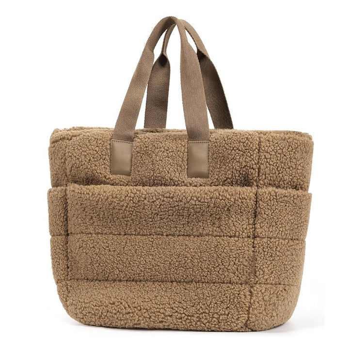 Plush Portable Shopping Bag Bowlift