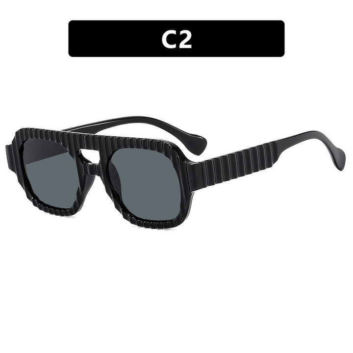 Women's geometric sunglasses with sophisticated structural design Bowlift