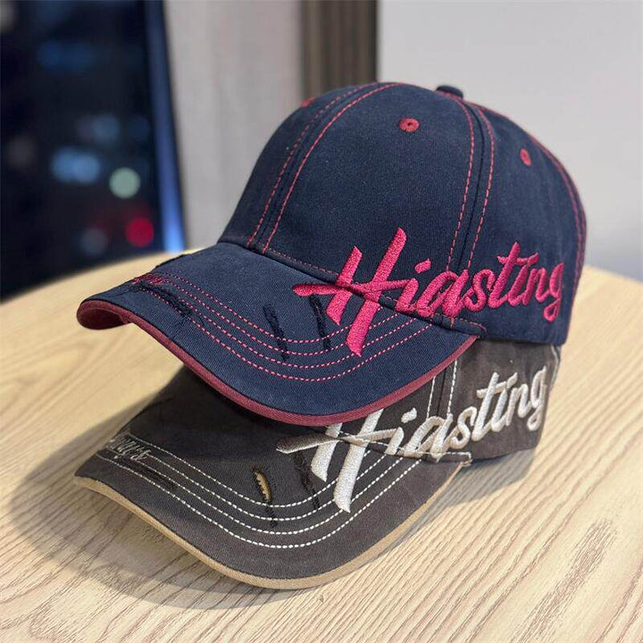 Men's Distressed Cotton Baseball Cap Bowlift 1784270668