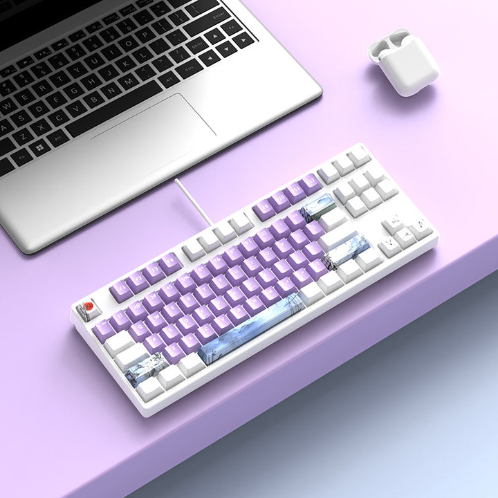 Compact Mechanical Gaming Keyboard Bowlift