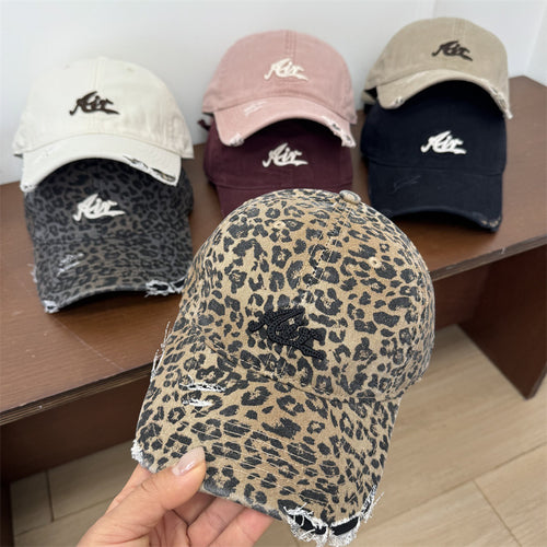 Women's Distressed Vintage Baseball Cap Bowlift