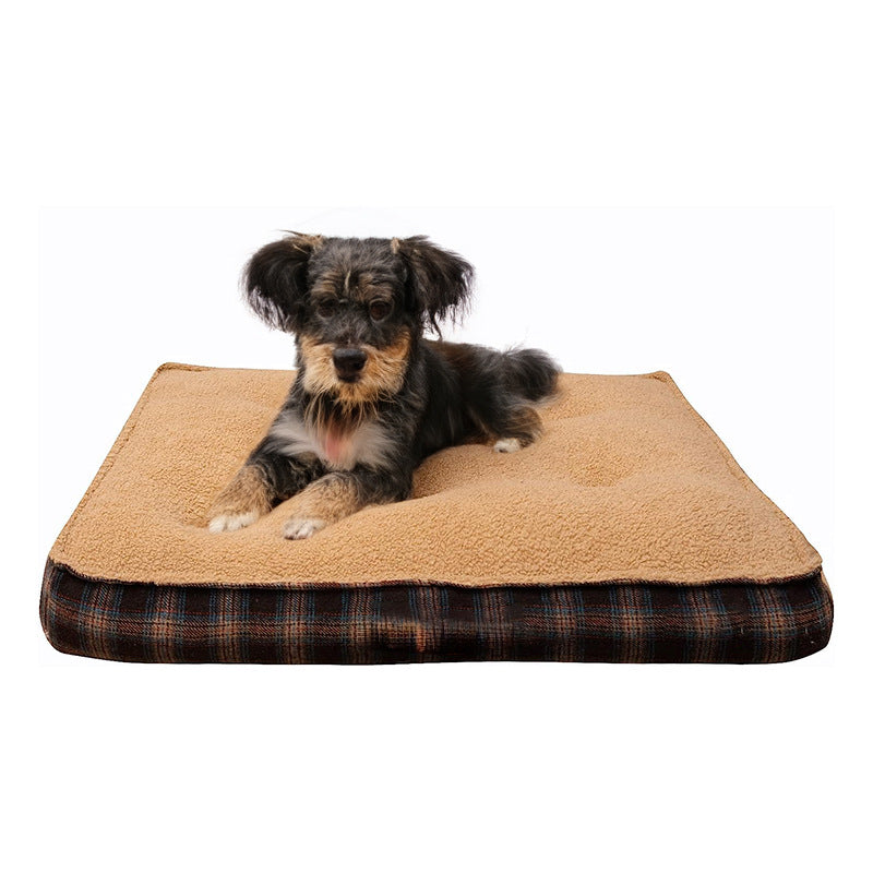 Plush Orthopedic Pet Sleeping Mat Dog Bed